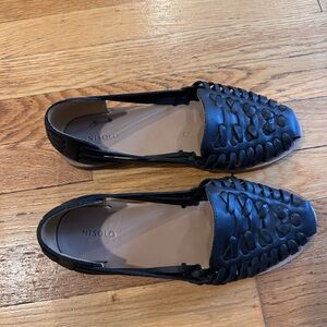 Nisolo Black Huarache (Womens Black)